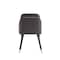 Manhattan Comfort Estelle Dining Chair in Pebble and Black DC042-PE - alternate 5